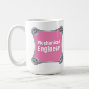 rosa Maschinenbauingenieur Kaffeetasse