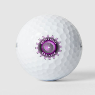 rosa Maschinengetriebe Golfball
