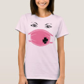 rosa Maske T-Shirt (Vorderseite)