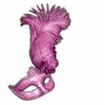 Rosa Maskendekoration Party Freistehende Fotoskulptur<br><div class="desc">Hübsch rosa Federmaske rosa Maskerade Party Tisch Dekoration Acryl Skulptur geschnitten.</div>