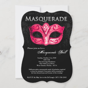 Rosa Masquerade Ball Maske Kostüm Halloween Teil Einladung
