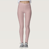 rosa Massiv Leggings (Vorderseite)