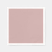 rosa Massiv Serviette (Vorderseite)