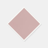 rosa Massiv Serviette (Ecke)