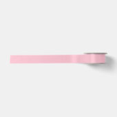 Rosa massive einfarbig satinband (Vorderseite)