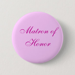 Rosa Matrone des Ehrenknopfes Button