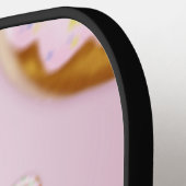 Rosa Mattierte Donuts mit Sprinklermuster Pickleball Schläger (Linke Seite)