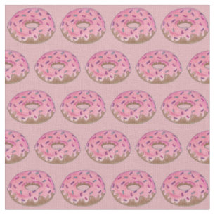 Rosa Mattierte Doughnut Donuts Sprinkles Junk Food Stoff