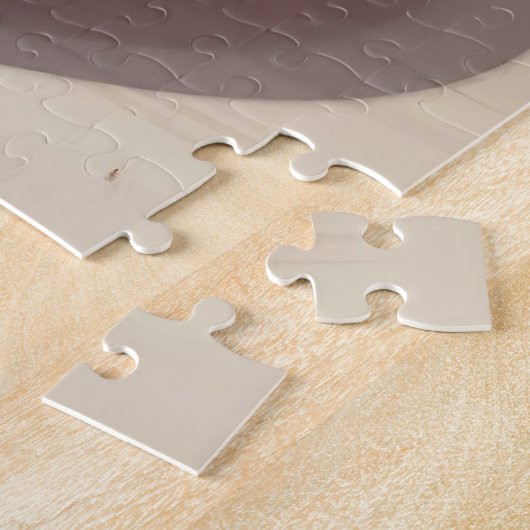 Rosa, Mattierter Donut und Kaffee Puzzle (Seite)