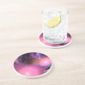 Rosa Mauern in Bewegung Sandstein Untersetzer (Seite)