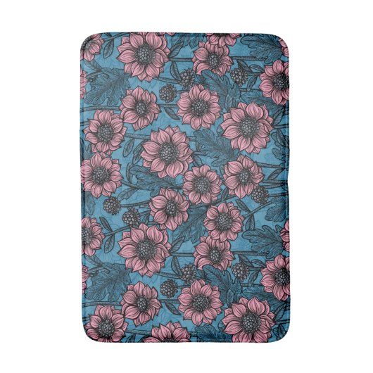 Rosa Mäuse Badematte (Vorderseite Vertikal)