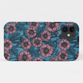Rosa Mäuse Case-Mate iPhone Hülle (Rückseite (Horizontal))