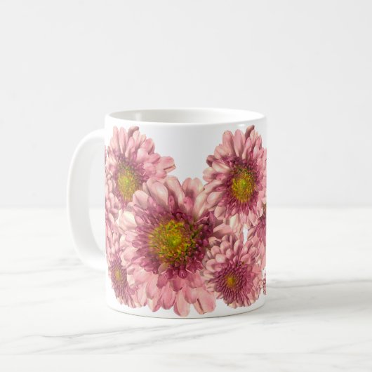 Rosa Mäuse Kaffeetasse (Vorderseite Links)