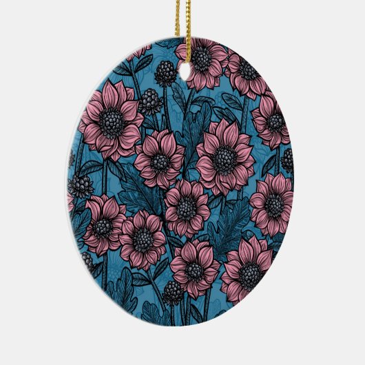 Rosa Mäuse Keramik Ornament (Rechts)