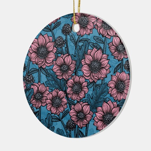 Rosa Mäuse Keramik Ornament (Links)