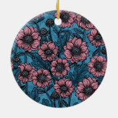 Rosa Mäuse Keramik Ornament (Hinten)