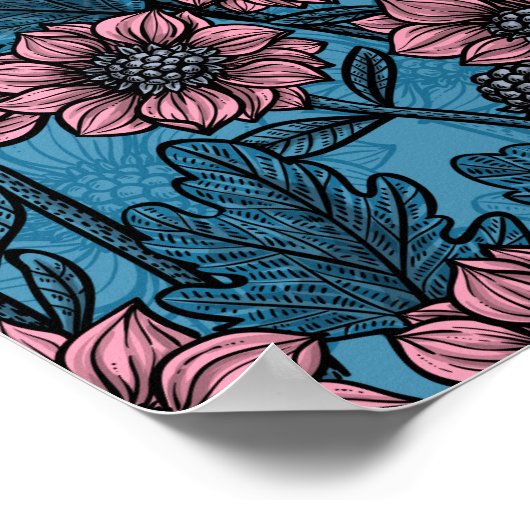 Rosa Mäuse Poster (Ecke)