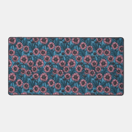 Rosa Mäuse Schreibtischunterlage (Vorderseite)