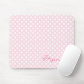 Rosa Mäusematte Mousepad (Mit Mouse)