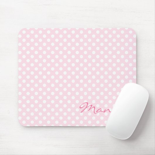 Rosa Mäusematte Mousepad (Mit Mouse)