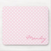 Rosa Mäusematte Mousepad (Vorne)