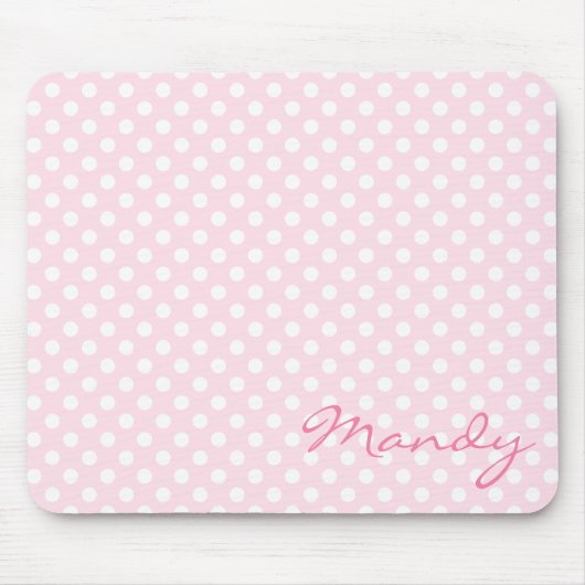 Rosa Mäusematte Mousepad (Vorne)
