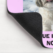 Rosa Mausunterlage Steph Papstes Mousepad (Ecke)