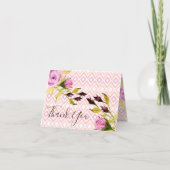 Rosa Mauve und Lila Karte (Vorderseite)