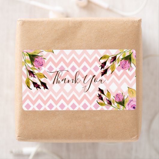 Rosa Mauve und Lila mit Grün (Insitu)