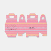 Rosa Mauve und Pfirsich Geschenkschachtel (Ungefaltet)