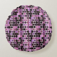 Rosa, Mauve und schwarze geometrische Rose