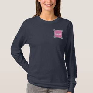 rosa Mechaniker Fastener T-Shirt