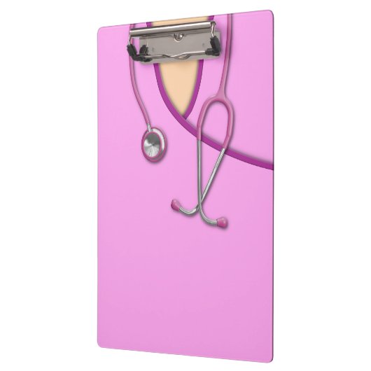 Rosa medizinisches scheuert sich klemmbrett (Links)