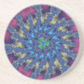 Rosa Meeresbrust Getränkeuntersetzer (Vorne)