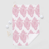 Rosa Meeresmuscheln Golfhandtuch (Insitu)