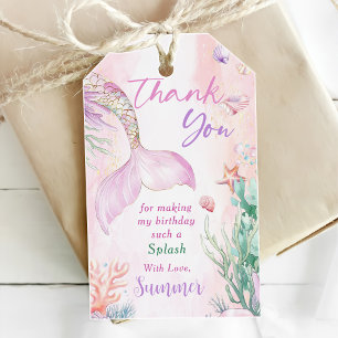 Rosa Meerjungfrau 1. Geburtstag Oneder The Sea Geschenkanhänger