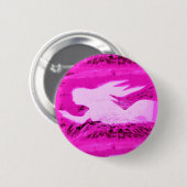 Rosa Meerjungfrau Button (Vorne & Hinten)