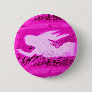 Rosa Meerjungfrau Button