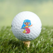 Rosa Meerjungfrau Golfball (Insitu T-Shirt)