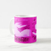 Rosa Meerjungfrau Kaffeetasse (Vorderseite Links)