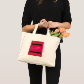 Rosa Meerjungfrau Mini Stoffbeutel (Vorderseite (Produkt))