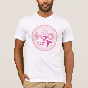 Rosa Meerjungfrau-Muster T-Shirt