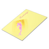 Rosa Meerjungfrau Notizblock (angewinkelt)