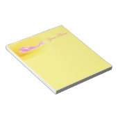 Rosa Meerjungfrau Notizblock (angewinkelt)