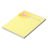 Rosa Meerjungfrau Notizblock (Rotiert)