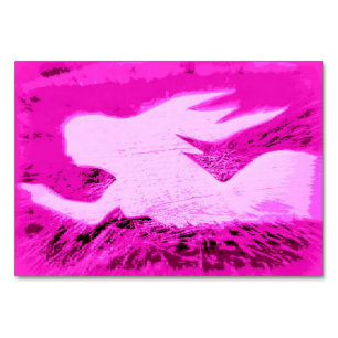 Rosa Meerjungfrau Tischnummer