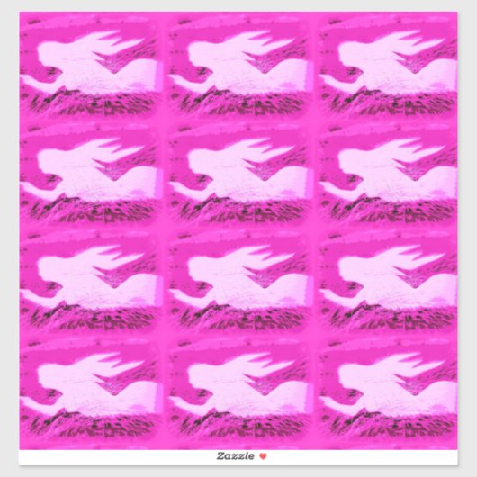 rosa Meerjungfrauen Aufkleber (Blatt)