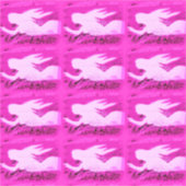 rosa Meerjungfrauen Aufkleber (Vorderseite)