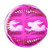 Rosa Meerjungfrauen Baseball (Vorderseite Links)