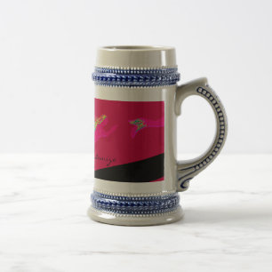 Rosa Meerjungfrauen Bierglas